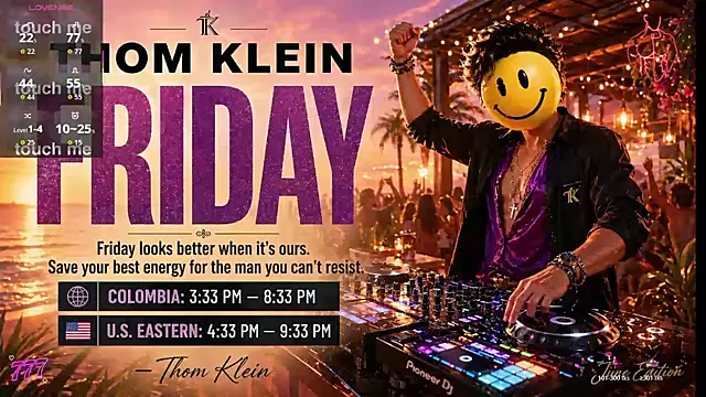 Snapshot of thomklein chatting on July 17, 2026, 8:03 pm thomklein online show from July 17, 2026, 8:03 pm
