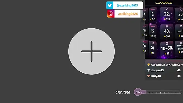 AxelKing1326 online show from February 4, 2025, 1:13 am