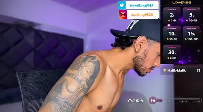 AxelKing1326 online show from February 12, 2025, 12:58 am