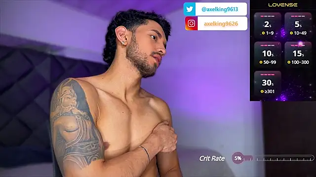 AxelKing1326 online show from March 12, 2025, 1:14 am