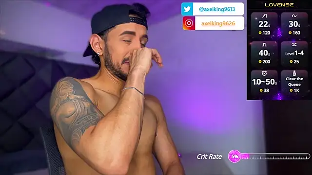 AxelKing1326 online show from March 17, 2025, 10:38 pm