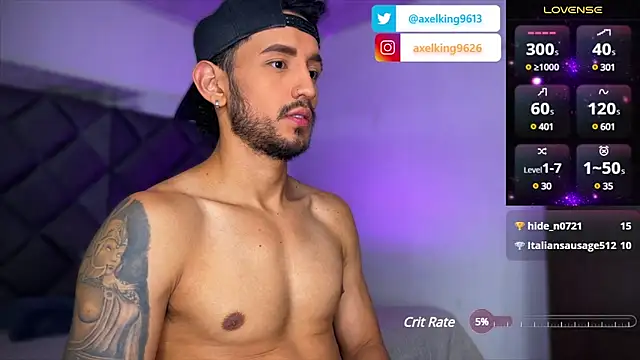 AxelKing1326 online show from March 20, 2025, 1:13 am