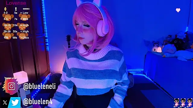 Snapshot of bluelen chatting on September 18, 2025, 8:49 am bluelen online show from September 18, 2025, 8:49 am