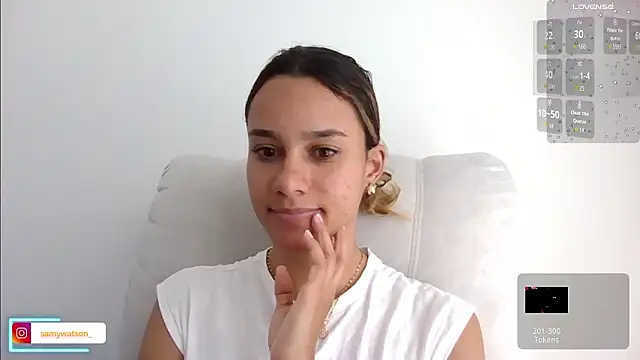 SamanthaWatson online show from March 12, 2026, 2:01 pm