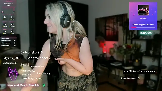 Lisaonthemoon online show from March 10, 2025, 2:50 am