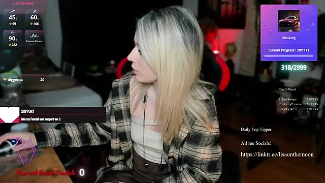 Lisaonthemoon online show from March 13, 2025, 6:34 pm