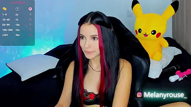 Snapshot of melanyrouse1 chatting on October 25, 2025, 8:25 pm melanyrouse1 online show from October 25, 2025, 8:25 pm