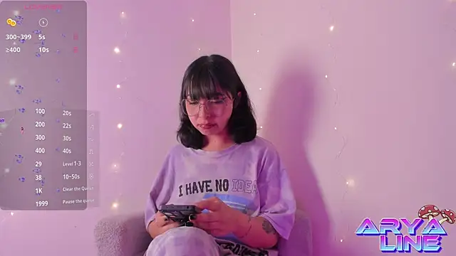 arysUwU online show from December 21, 2025, 2:19 am