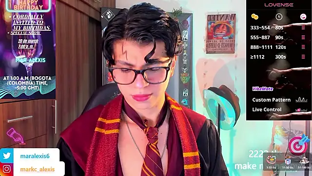 marckalexis online show from March 15, 2026, 12:49 am