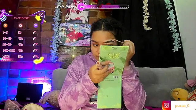 Snapshot of Pucaa_ chatting on October 3, 2025, 11:46 pm Pucaa online show from October 3, 2025, 11:46 pm