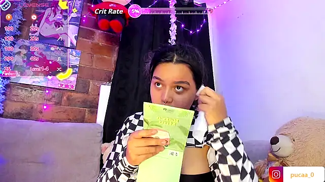 Snapshot of Pucaa_ chatting on October 21, 2025, 11:38 pm Pucaa online show from October 21, 2025, 11:38 pm