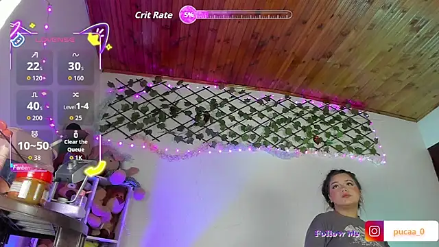Snapshot of Pucaa_ chatting on July 6, 2026, 10:34 am Pucaa online show from July 6, 2026, 10:34 am
