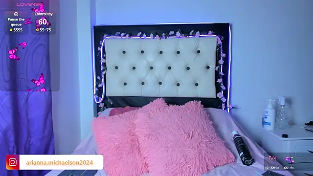 Snapshot of AriannaMichaelson chatting on February 10, 2025, 2:19 am AriannaMichaelson online show from February 10, 2025, 2:19 am