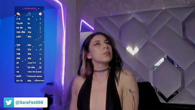 Sara Foxx1 online show from April 3, 2026, 8:29 pm