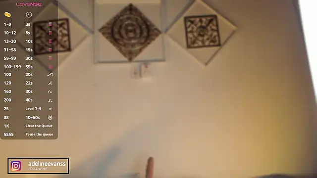 AdelineEvanss online show from February 10, 2025, 8:20 am