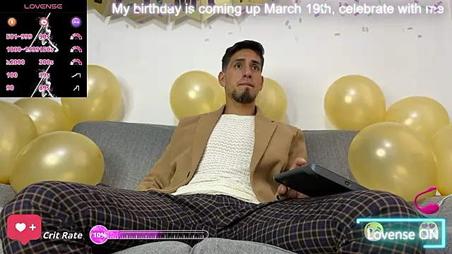 Tom blunt96 online show from March 19, 2026, 5:50 pm