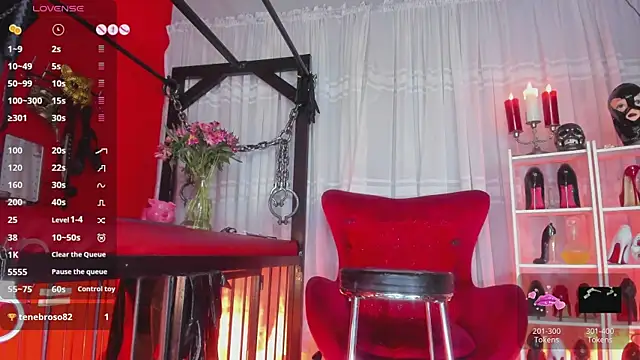 MistressAndre online show from March 16, 2026, 8:24 pm