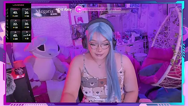 MegariaB online show from February 25, 2025, 4:35 am