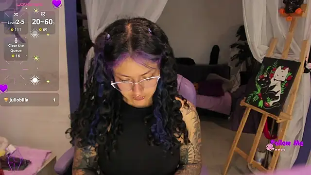 Snapshot of witchviolet chatting on February 20, 2026, 3:25 am witchviolet online show from February 20, 2026, 3:25 am