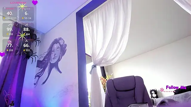 Snapshot of witchviolet chatting on February 20, 2026, 9:37 pm witchviolet online show from February 20, 2026, 9:37 pm