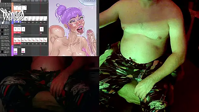 Snapshot of DrenchedArt chatting on October 4, 2025, 4:54 am DrenchedArt online show from October 4, 2025, 4:54 am