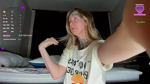 HunnyWifey online show from March 30, 2026, 12:22 am