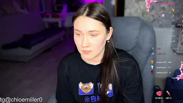 Snapshot of ChloeMillerMeow chatting on February 3, 2025, 10:43 pm ChloeMillerMeow online show from February 3, 2025, 10:43 pm