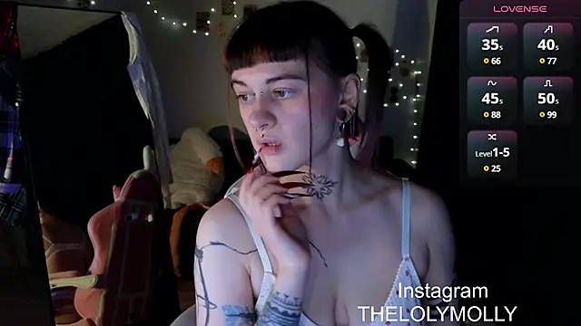 Snapshot of LolyMolli chatting on January 19, 2025, 8:09 pm LolyMolli online show from January 19, 2025, 8:09 pm