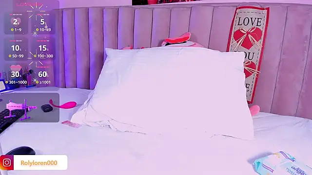 RolyLoren online show from February 20, 2025, 3:45 am