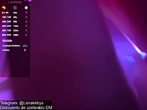 Snapshot of Lenakirbys chatting on October 19, 2025, 7:20 am Lenakirbys online show from October 19, 2025, 7:20 am