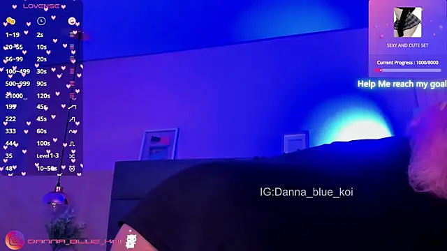 Snapshot of blue_koi chatting on January 26, 2025, 3:36 pm blue koi online show from January 26, 2025, 3:36 pm