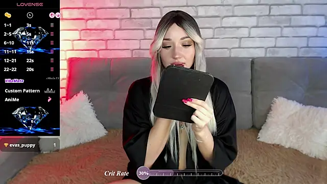 Eva Evile online show from July 3, 2026, 12:22 pm