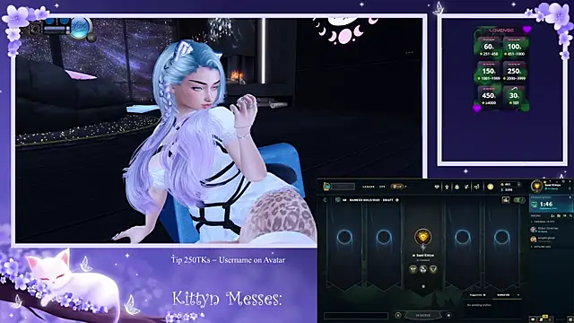 Snapshot of SassyKittyn chatting on February 18, 2025, 6:26 am SassyKittyn online show from February 18, 2025, 6:26 am