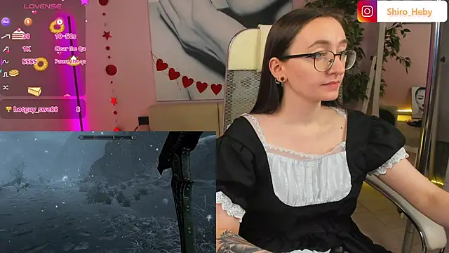 Snapshot of ShiroHeby chatting on March 7, 2025, 3:28 pm ShiroHeby online show from March 7, 2025, 3:28 pm