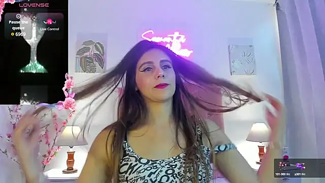 Samanthamillher10 online show from February 6, 2025, 2:26 pm