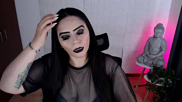 GODDESS EVANS online show from October 3, 2025, 3:20 pm