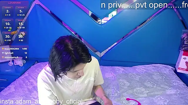 Snapshot of Adam_and_abby chatting on March 12, 2025, 1:14 am Adam and abby online show from March 12, 2025, 1:14 am