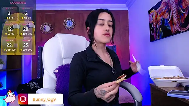 Snapshot of Bunny_O chatting on January 22, 2025, 8:38 pm Bunny O online show from January 22, 2025, 8:38 pm