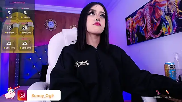Snapshot of Bunny_O chatting on January 25, 2025, 8:42 pm Bunny O online show from January 25, 2025, 8:42 pm