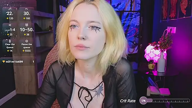 Snapshot of Crackling_Tatii chatting on December 11, 2024, 8:28 pm Crackling Tatii online show from December 11, 2024, 8:28 pm
