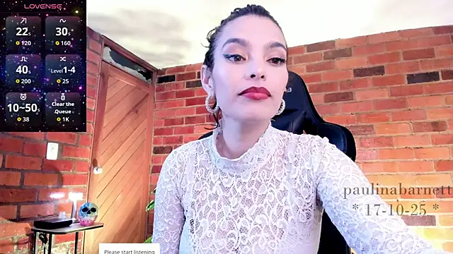 Snapshot of paulinabarnett- chatting on October 17, 2025, 4:42 pm paulinabarnett- online show from October 17, 2025, 4:42 pm