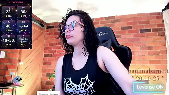 Snapshot of paulinabarnett- chatting on October 20, 2025, 5:24 pm paulinabarnett- online show from October 20, 2025, 5:24 pm