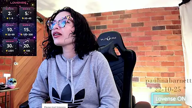 Snapshot of paulinabarnett- chatting on October 22, 2025, 3:12 pm paulinabarnett- online show from October 22, 2025, 3:12 pm