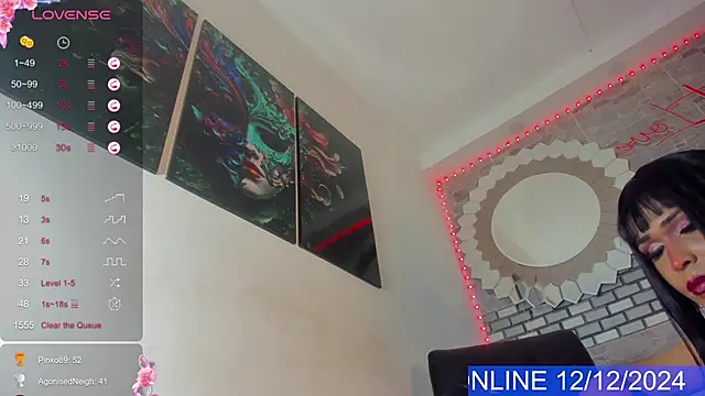Snapshot of Naughty_Lizeth chatting on December 13, 2024, 1:04 am Naughty Lizeth online show from December 13, 2024, 1:04 am