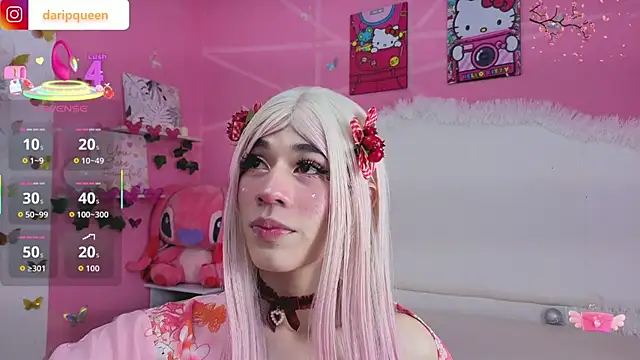 DaripQueen online show from December 14, 2025, 2:00 pm