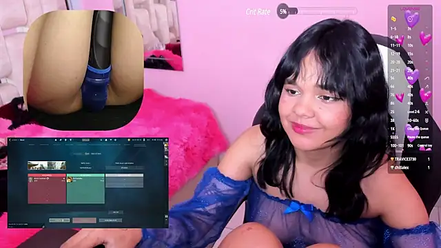 Snapshot of PetiteSalome chatting on March 2, 2025, 10:35 am PetiteSalome online show from March 2, 2025, 10:35 am