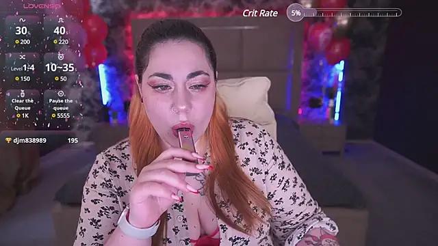 Snapshot of Kittywakee chatting on February 13, 2025, 10:44 am Kittywakee online show from February 13, 2025, 10:44 am