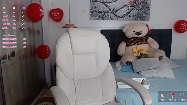 Snapshot of Tania_Goddess_ chatting on February 9, 2025, 10:00 pm Tania Goddess online show from February 9, 2025, 10:00 pm