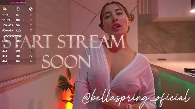 b3llaspringg online show from March 26, 2026, 10:59 pm