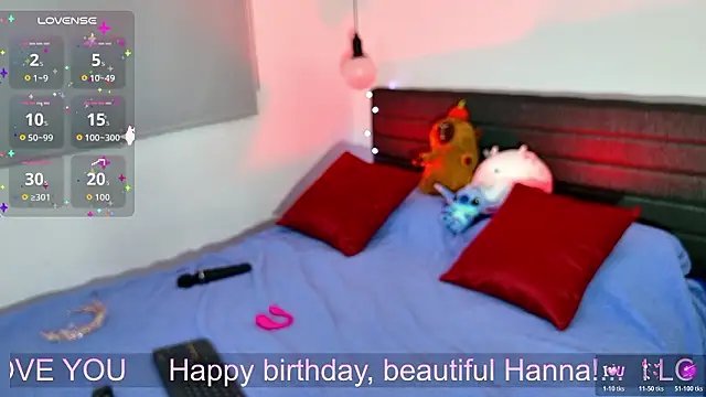 cutehanna1 online show from January 15, 2026, 8:34 pm